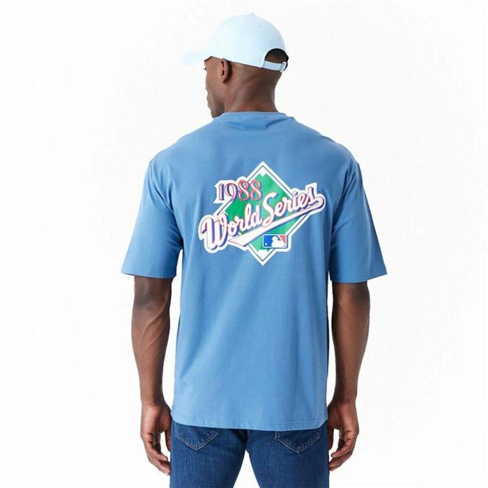 Camiseta de Manga Corta Hombre New Era LA Dodgers MLB World Series L 1