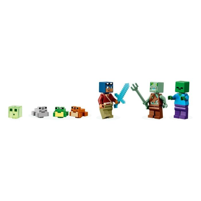 LEGO 21256 Minecraft La Casa de la Rana, Juguete con Minifiguras de Animales, Personajes Zombi y Explorador 3 LEGO 21256 Minecraft La Casa de la Rana, Juguete con Minifiguras de Animales, Personajes Zombi y Explorador 3