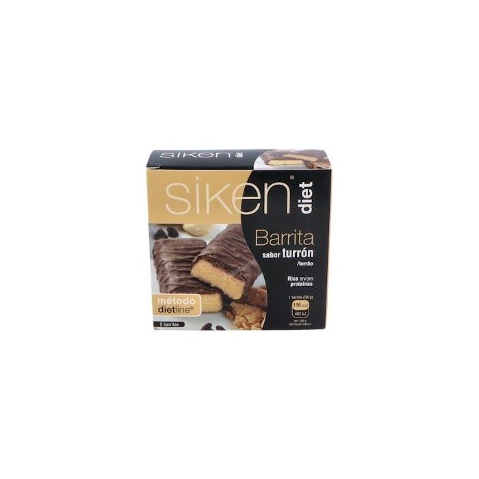 Sikendiet Barrita Turrón 5 Unidades