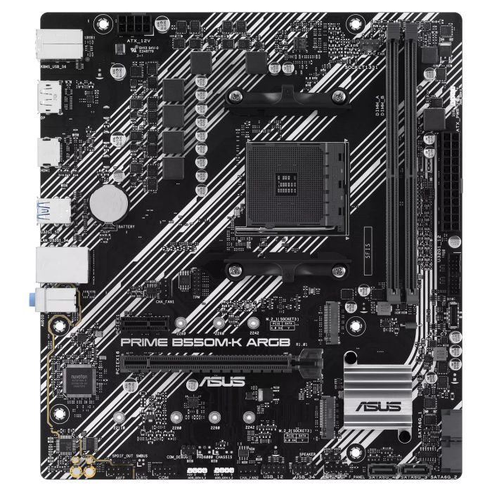 Asus Prime B550M-K Placa Base AM4 AMD B550 Micro-ATX DDR4 para Procesadores AMD Ryzen 1 Asus Prime B550M-K Placa Base AM4 AMD B550 Micro-ATX DDR4 para Procesadores AMD Ryzen 1