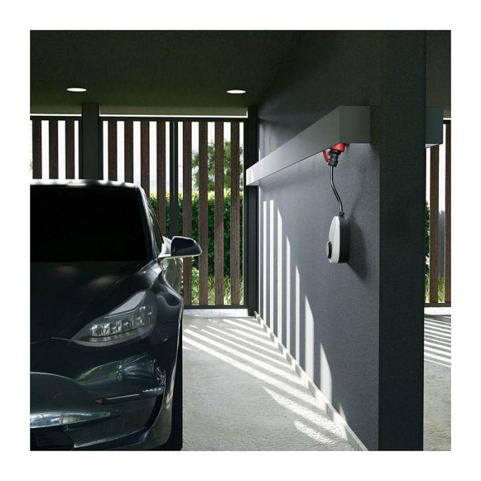 go-eCharger Gemini flex, 22 kW (32A 3-phasig), Estación de Carga Móvil Blanco/Negro Type 2 3