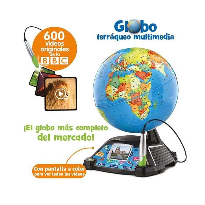 Esfera terrestre multimedia. 11 categorías de contenidos para explorar. con videos de bbc. 30x38,1x30,5 cm 1 Esfera terrestre multimedia. 11 categorías de contenidos para explorar. con videos de bbc. 30x38,1x30,5 cm 1