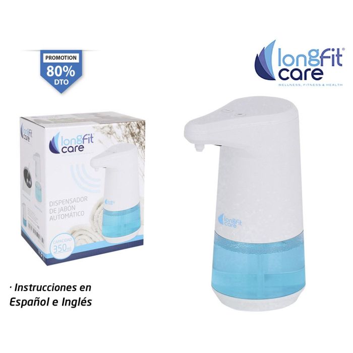 Dispensador Automático de Jabón Longfit Care (2 Unidades) Dispensador Automático de Jabón Longfit Care (2 Unidades)