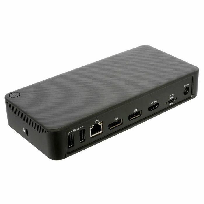 Targus USB4, Triple Video Docking Station, 100W, USB-C, 2.5G Ethernet, black Targus USB4, Triple Video Docking Station, 100W, USB-C, 2.5G Ethernet, black