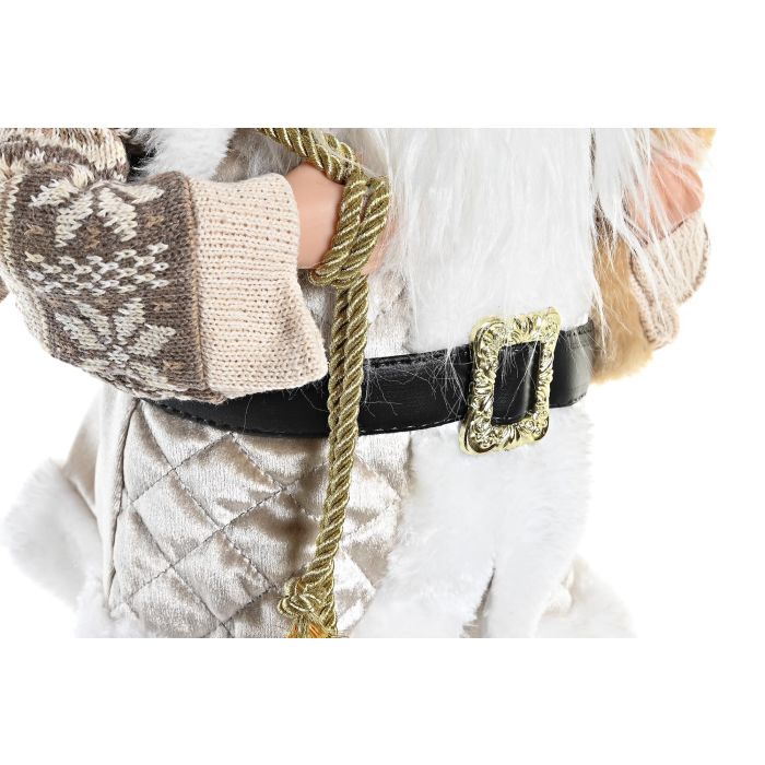 DKD Home Decor Figura Navidad Moderna Champan Gris 13 x 45 x 24 cm 2