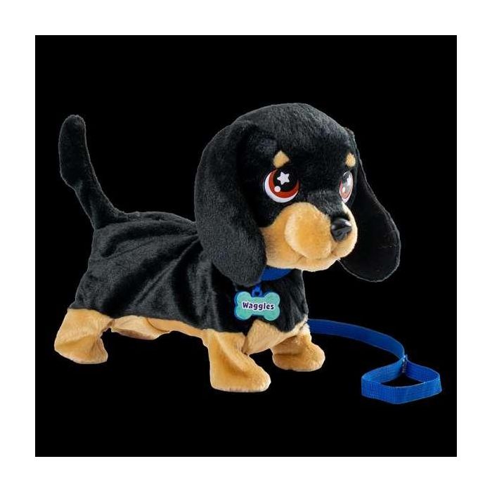 Bizak Waggles Mi Perrito Salchicha 64559091 Peluche Interactivo que camina, ladra y mueve la cola con correa incluida 14