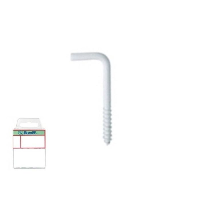 DUVER Alcayata Roscada Blanca Blister Medidas 19-60