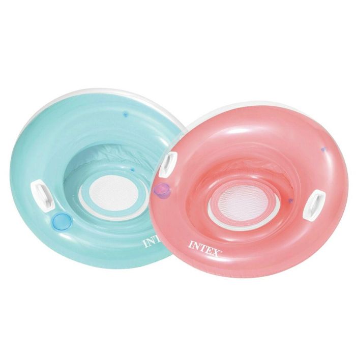 Sillón Hinchable para Piscina Intex Redondo Ø 119 cm 119 x 119 cm (6 Unidades) 2