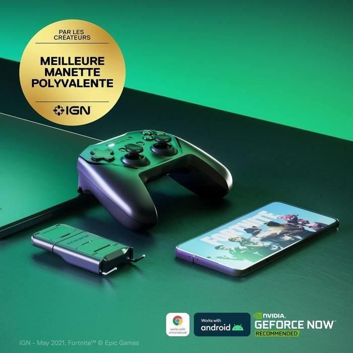 SteelSeries Stratus+ Mando Inalámbrico AUC1717288294433 para Android y Chromebook, Negro 3 SteelSeries Stratus+ Mando Inalámbrico AUC1717288294433 para Android y Chromebook, Negro 3