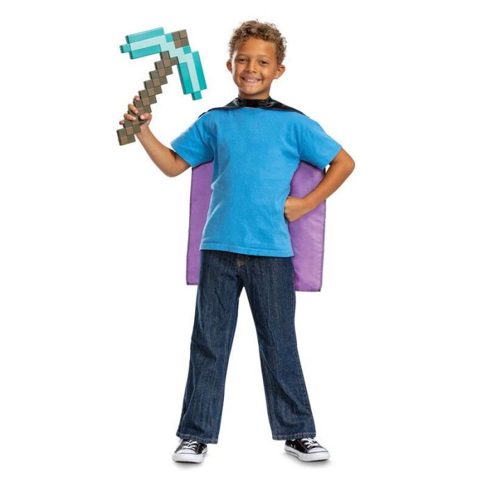 Capa + Pickaxe Minecraft 2 Capa + Pickaxe Minecraft 2