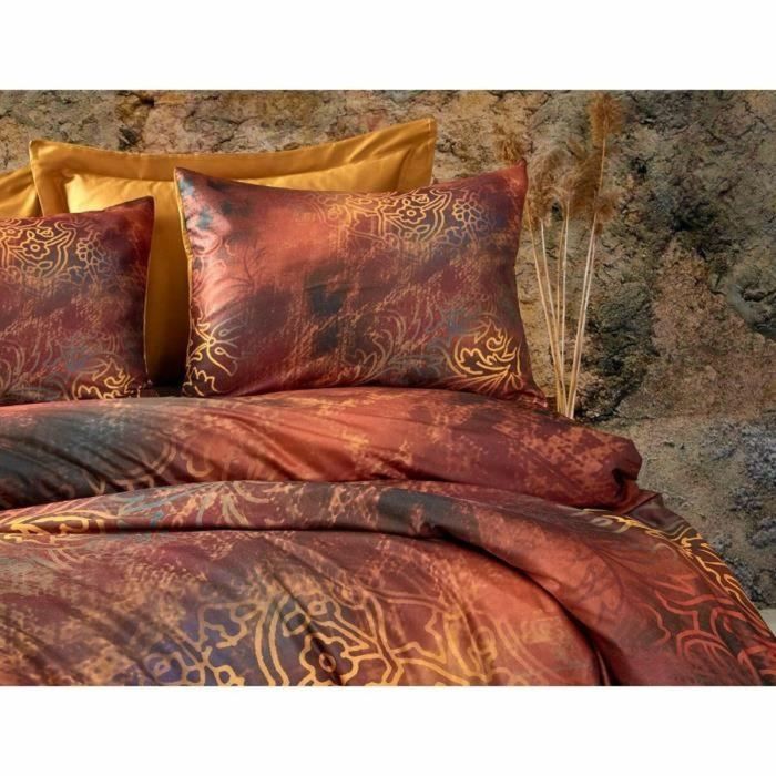 Juego de cama ASI8684282610687 - Funda nórdica 220x240 cm + 2 fundas almohada 60x60 cm - Microsatén poliéster Rojo 3 Juego de cama ASI8684282610687 - Funda nórdica 220x240 cm + 2 fundas almohada 60x60 cm - Microsatén poliéster Rojo 3