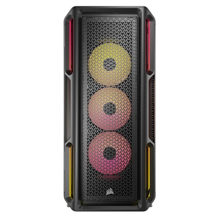 Corsair 5000T LX RGB Caja Media Torre Negro con Ventana Lateral, 3 Ventiladores, CC-9011298-WW