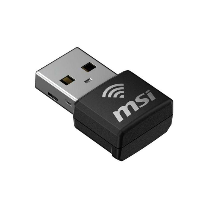 MSI Nano Adaptador Wifi6 USB GUAX18N - WiFi 6 (802.11ax), 2.4GHz/5GHz, USB 2.0, Compatible con Windows 10/11 2