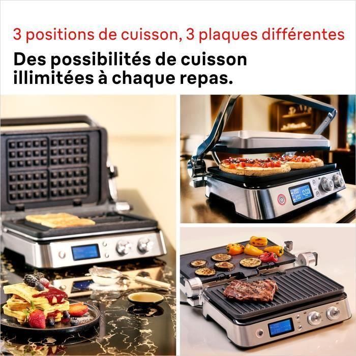 Braun AAAQQ27117 Parrilla multifunción Multi Pro 9, 2000W con 3 Posiciones de Calentamiento, Diseño Negro/Acero 5 Braun AAAQQ27117 Parrilla multifunción Multi Pro 9, 2000W con 3 Posiciones de Calentamiento, Diseño Negro/Acero 5
