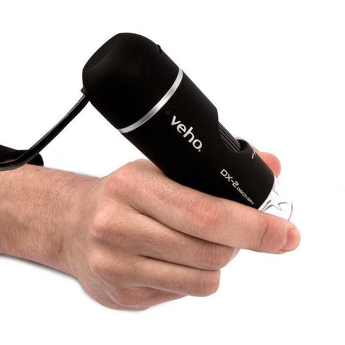 Veho DX-2 Microscopio USB 5MP, 300x Magnificación, Lente 5G, Ideal Inspección Industrial y Científica, Software Calibración 7