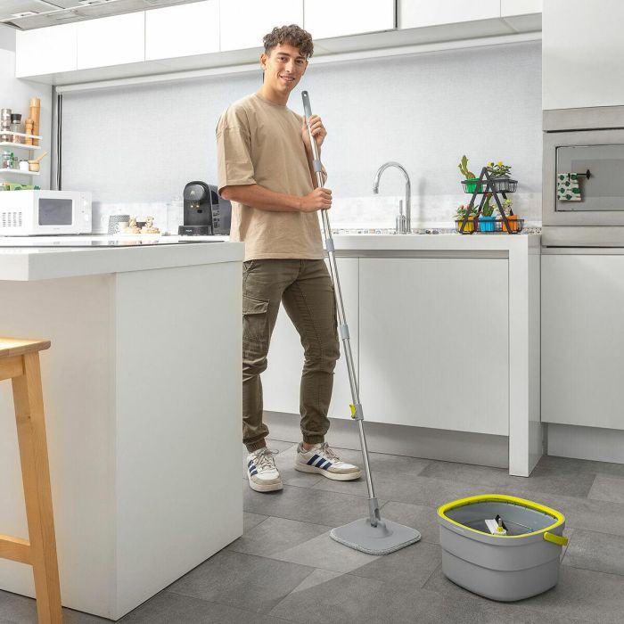 Mopa Giratoria con Autolimpieza y Cubo Separador Selimop InnovaGoods 4 Mopa Giratoria con Autolimpieza y Cubo Separador Selimop InnovaGoods 4