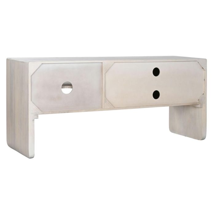 Mueble de TV Home ESPRIT Blanco 140 x 40 x 60 cm 8 Mueble de TV Home ESPRIT Blanco 140 x 40 x 60 cm 8