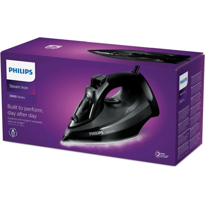 Philips DST5040/80 Plancha de Vapor Serie 5000, 2600W, Golpe Vapor 200g/min, Vapor Continuo 45g/min, Negra 1 Philips DST5040/80 Plancha de Vapor Serie 5000, 2600W, Golpe Vapor 200g/min, Vapor Continuo 45g/min, Negra 1