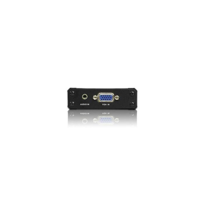 Aten VC180 Convertidor VGA a HDMI Audio/Vídeo para PC a TV/Monitor HDMI, Alimentación Dual, Con Sonido Estéreo de Calidad 2