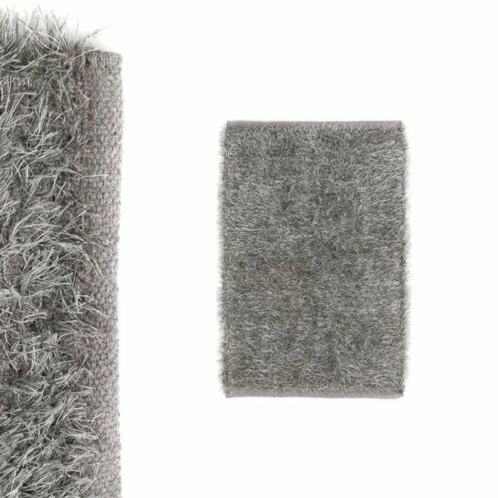 Alfombra SHAGGY Gris 50 x 80 x 2 cm