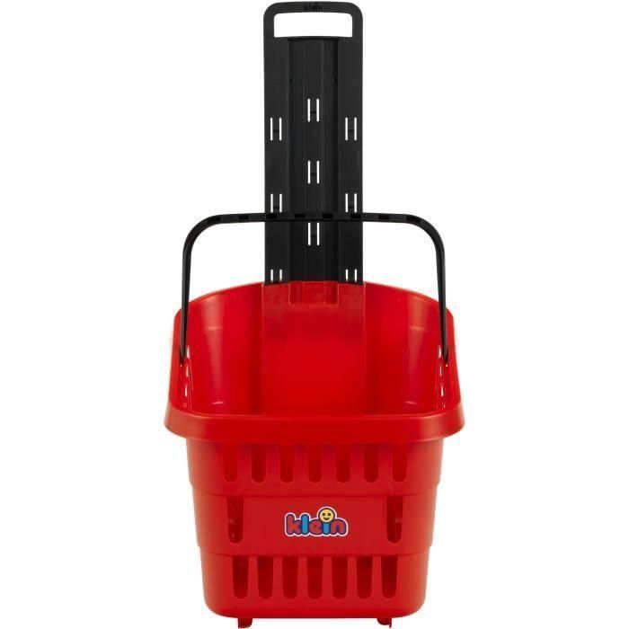 Klein 7248 Cesta de la compra con ruedas My Market, juguete de simulación para niños a partir de 2 años 1