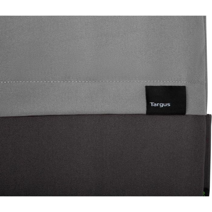 Targus Mochila Sagano Unisex para Portátil 15.6" Negro Gris, Material RPET Reciclado, con Múltiples Bolsillos y Protector de Lluvia 11