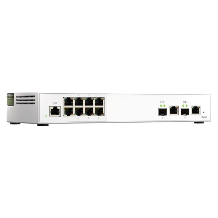 Qnap Switch Gestionado 10 Puertos 2x10GbE SFP+ 8x2.5GbE Qsw-M2108-2C Sobremesa 2
