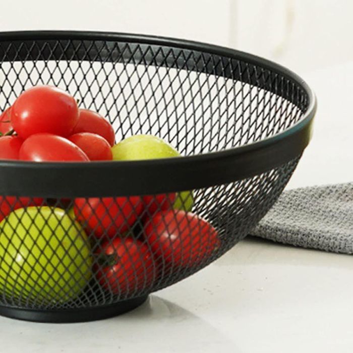 Cesta de metal para frutas Confortime 26x12.5 cm (12 Unidades) 4 Cesta de metal para frutas Confortime 26x12.5 cm (12 Unidades) 4