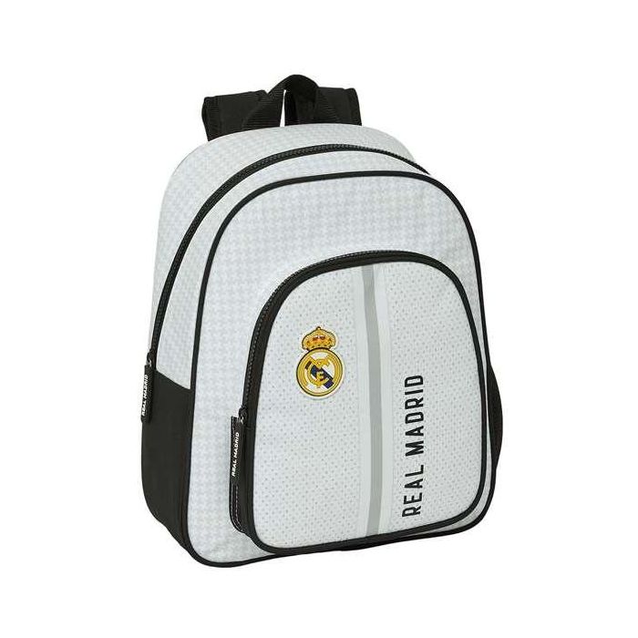 Mochila infantil adap.carro real madrid 1ª equip. 24/25 28x34x10 cm Mochila infantil adap.carro real madrid 1ª equip. 24/25 28x34x10 cm