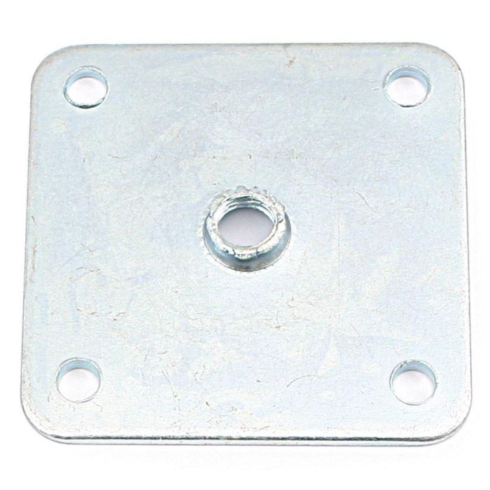 Q&Q Placa Cuadrada 54x54 mm Zincada Métrica M10