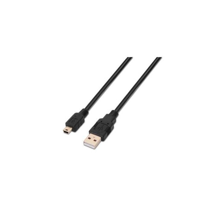 Aisens Cable USB 2.0 Tipo A a Mini B Negro 1.8 metros Aisens Cable USB 2.0 Tipo A a Mini B Negro 1.8 metros