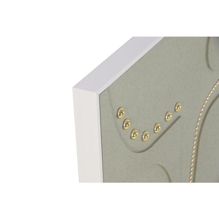 DKD Home Decor Cuadro Verde Dorado 52 x 72 x 4 cm (2 Unidades) DKD Home Decor Cuadro Verde Dorado 52 x 72 x 4 cm (2 Unidades)