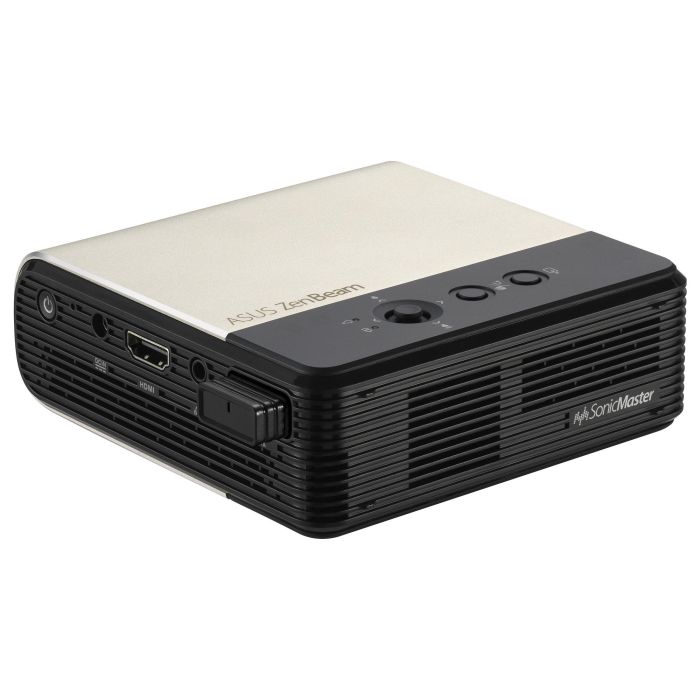 ASUS Proyector Portátil ZenBeam E2 DLP WVGA 300 lúmenes ANSI Wifi Full HD Negro Oro 5