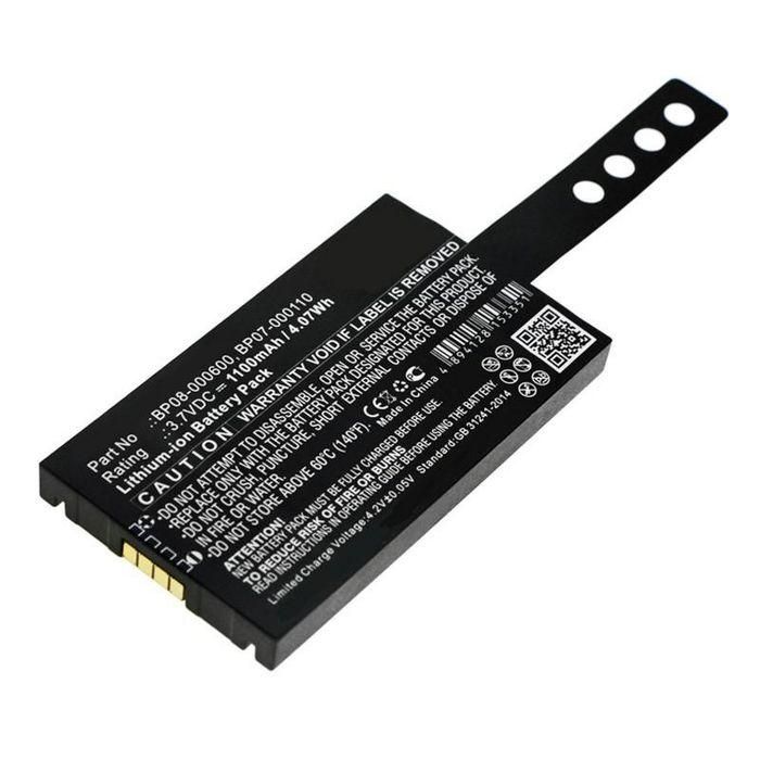 CoreParts Battery for Datalogic Barcode Scanner 4.07Wh Li-ion 3.7V 1100mAh Black for Memor NFP CoreParts Battery for Datalogic Barcode Scanner 4.07Wh Li-ion 3.7V 1100mAh Black for Memor NFP