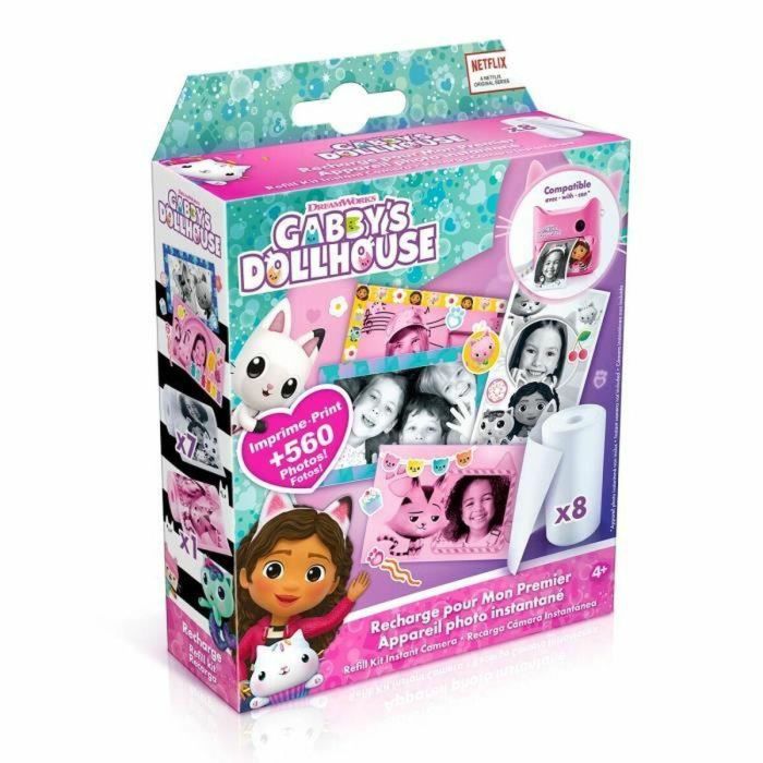Canal Toys CTGAB006 Recambio para Cámara Instantánea Gabby y la Casa Mágica para Fotos, Selfies y Vídeos 4 Canal Toys CTGAB006 Recambio para Cámara Instantánea Gabby y la Casa Mágica para Fotos, Selfies y Vídeos 4