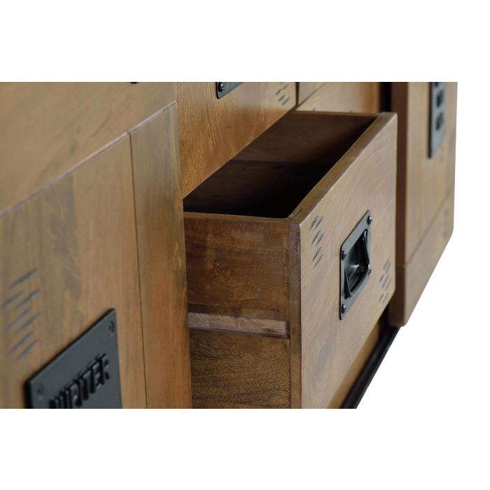 Giner y Colomer Aparador de Madera de Mango y Metal, 80 x 190 x 45 cm, Industrial, Natural 5