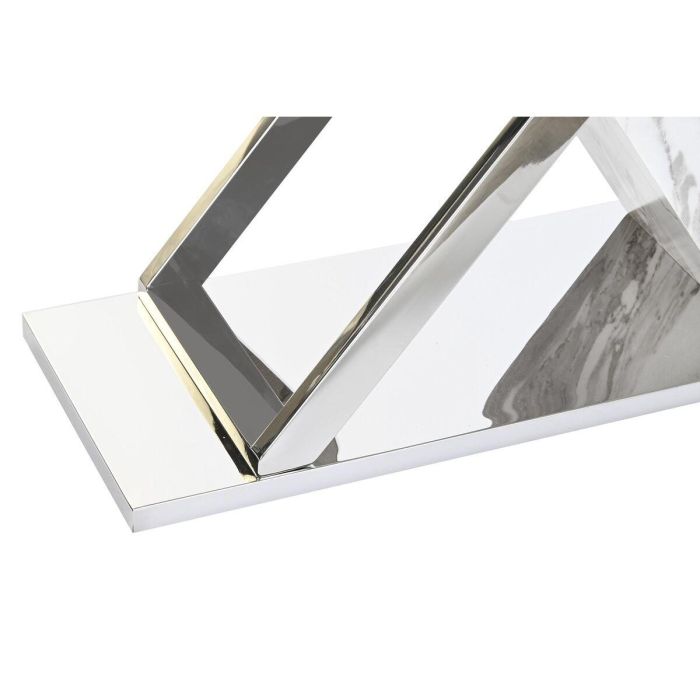 Recibidor DKD Home Decor Blanco Gris Plateado 120 x 40 x 75 cm 2 Recibidor DKD Home Decor Blanco Gris Plateado 120 x 40 x 75 cm 2