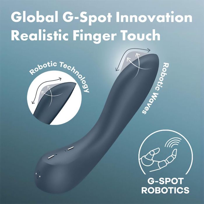 Vibrador Punto G Satisfyer Negro 2 Vibrador Punto G Satisfyer Negro 2