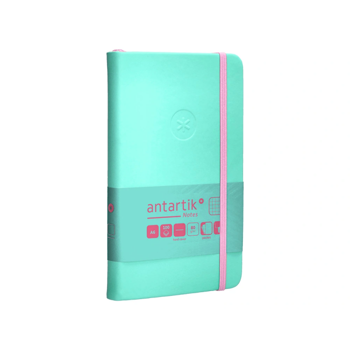 Antartik Cuaderno A6 Tapa Dura Hojas Cuadriculadas Rosa y Turquesa 100 Hojas 80gr FSC 4 Antartik Cuaderno A6 Tapa Dura Hojas Cuadriculadas Rosa y Turquesa 100 Hojas 80gr FSC 4