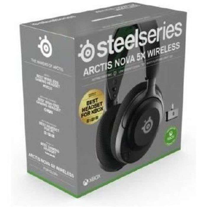 Steelseries Arctis Nova 5X Auriculares Inalámbricos para Juegos Negro ClearCast 2.0 Duración de la Batería 36 horas STE5707119053266 1