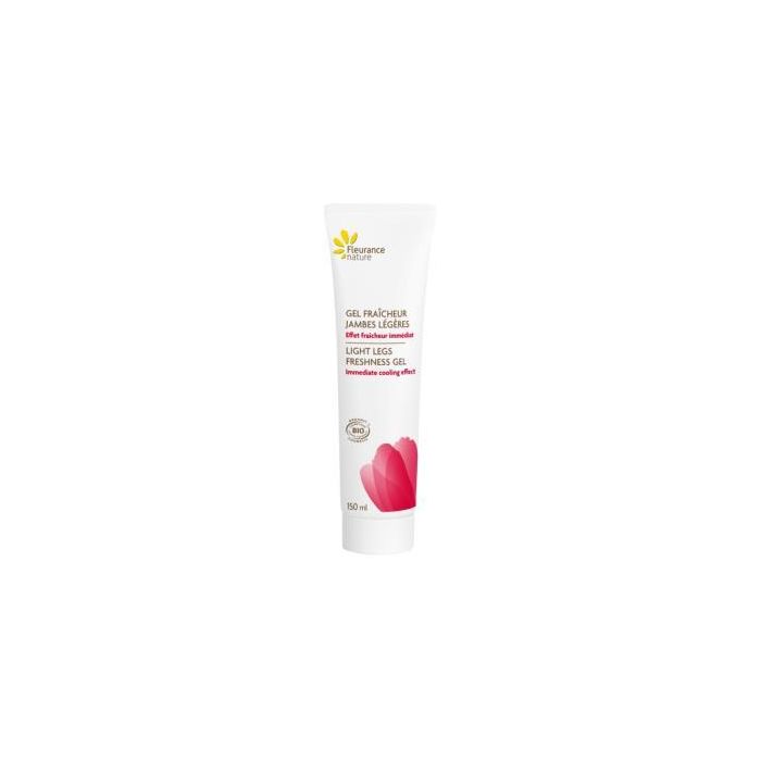 FLEURANCE NATURE Gel Fresco Piernas Ligeras Castaño de Indias, Mentol, Alcanfor y Aceites Esenciales 150ml Bio