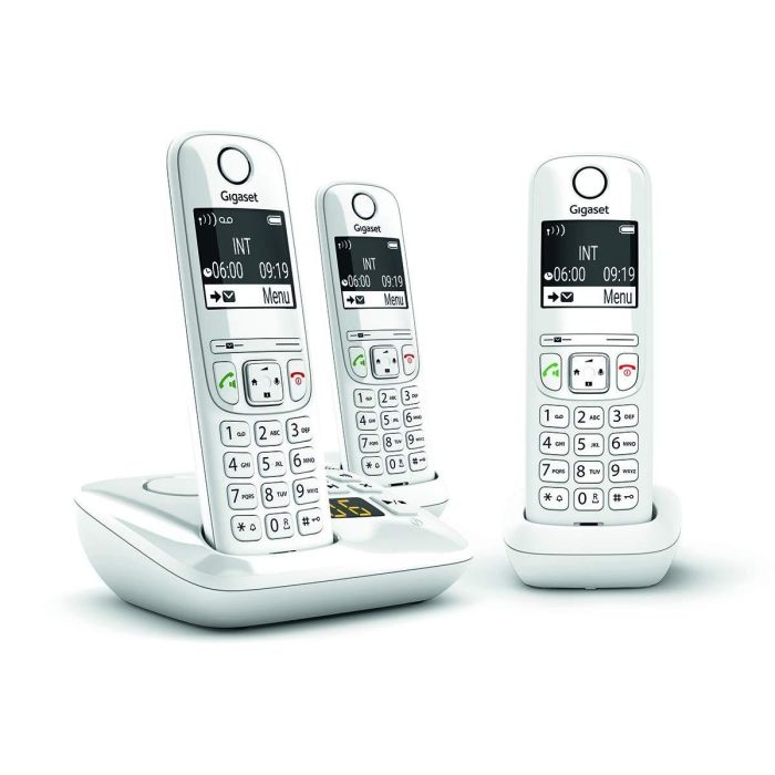 Teléfono fijo GIGASET AS690 A Trio Blanco 5 Teléfono fijo GIGASET AS690 A Trio Blanco 5