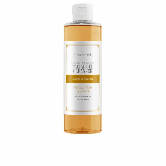 Alma Secret Facial Gel Cleanser - Limpiador facial suave y calmante con caléndula y manzanilla - 200 ml Alma Secret Facial Gel Cleanser - Limpiador facial suave y calmante con caléndula y manzanilla - 200 ml