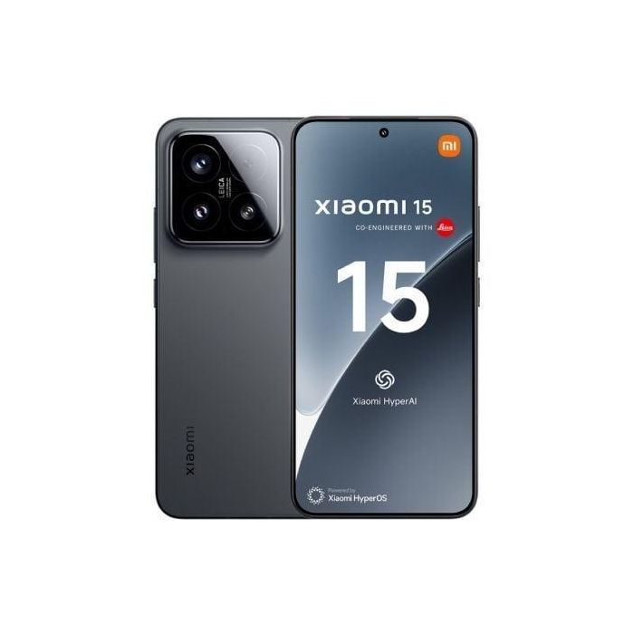 Xiaomi 15 12-512 BK Smartphone 512GB 12GB RAM 6.36" 5G Negro con Cámara Leica, Snapdragon 8 Elite y NFC Xiaomi 15 12-512 BK Smartphone 512GB 12GB RAM 6.36" 5G Negro con Cámara Leica, Snapdragon 8 Elite y NFC