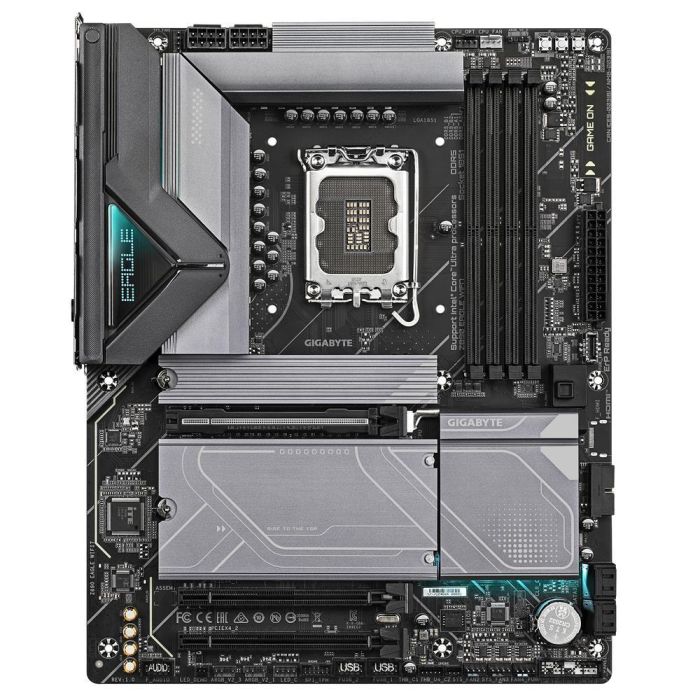 GIGABYTE Z890 EAGLE WIFI7 Placa Base ATX Intel Z890 LGA 1851, DDR5 8800MHz (OC), PCIe 5.0, Wi-Fi 7, LAN 2.5GbE, USB 4.0 para Intel Core Ultra 1