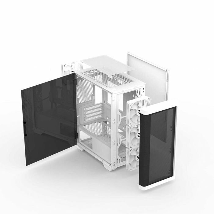 Zalman M4 WHITE Carcasa Mini Tower PC Negro/Blanco, Compatible Micro-ATX/Mini-ITX con Ventana Lateral y Panel Vidrio Templado 14 Zalman M4 WHITE Carcasa Mini Tower PC Negro/Blanco, Compatible Micro-ATX/Mini-ITX con Ventana Lateral y Panel Vidrio Templado 14