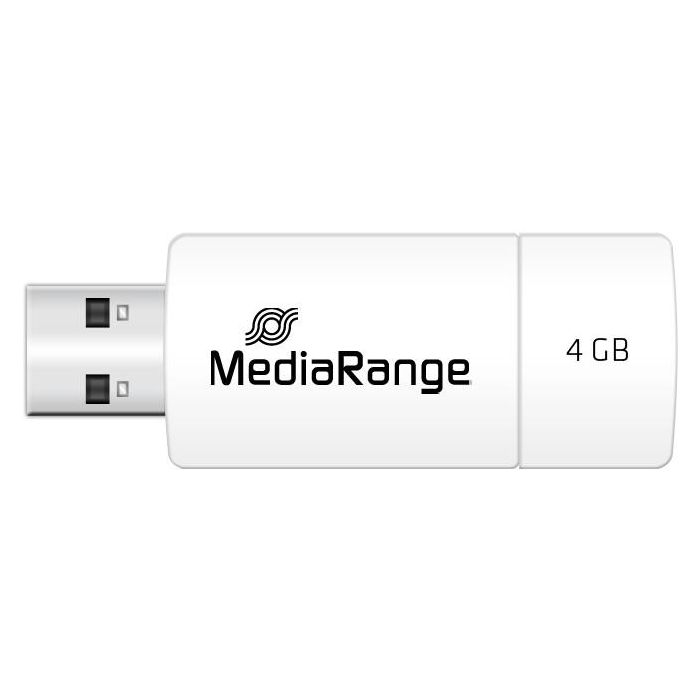 MediaRange MR970 USB Stick 4GB USB 2.0 Slider Rojo 2