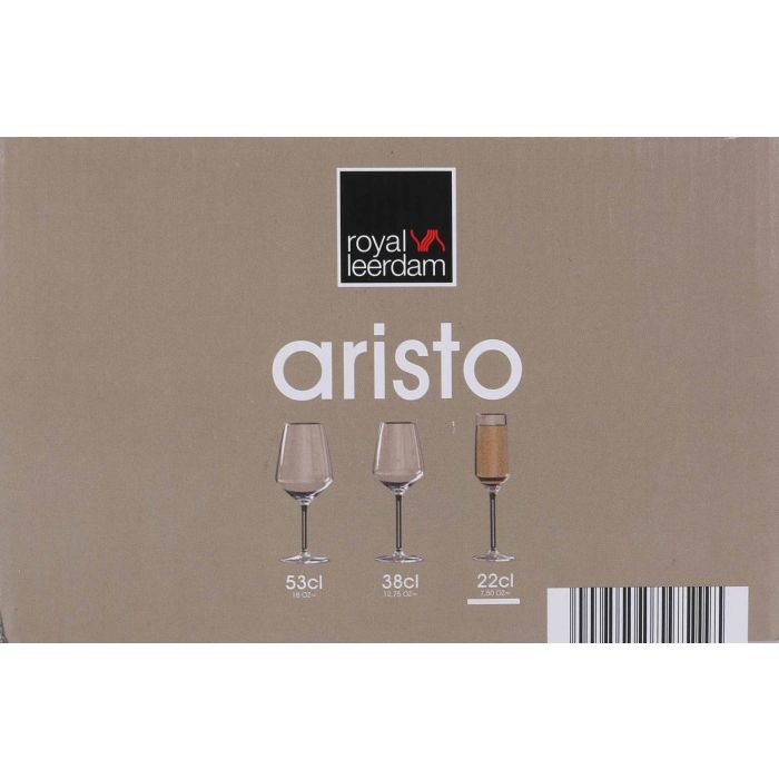 Royal Leerdam Set 6 Copas Champagne 22Cl "Aristo" 3