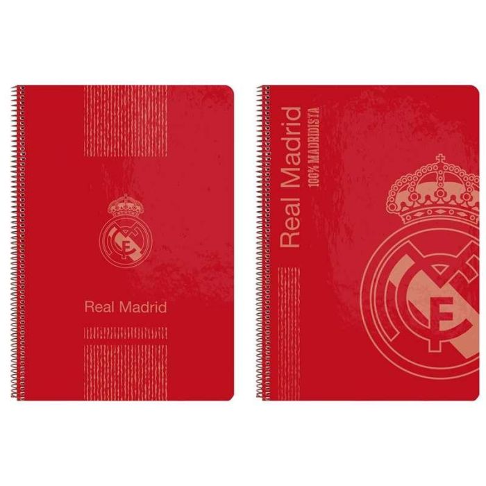 Bloc Espiral Safta Folio 80 H 60 gr Cuadro 4 mm Tapa Extradura Real Madrid 3 Equipacion 18-19 3 Bloc Espiral Safta Folio 80 H 60 gr Cuadro 4 mm Tapa Extradura Real Madrid 3 Equipacion 18-19 3