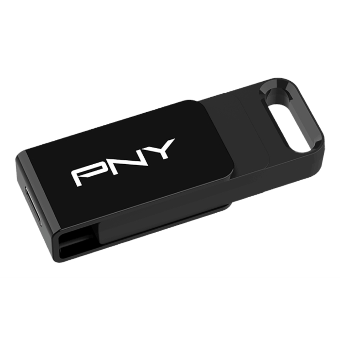 PNY Elite USB Tipo C 64 GB USB 3.2 Gen 1 (3.1 Gen 1) Negro Unidad Flash 1